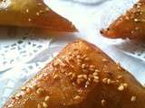 Briouates ou triangles au amandes