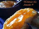 Confiture d'abricots et amandes