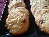 Cookies au chunk de chocolat au lait. recette facile et rapide