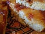 Gateau renversé facile a l'ananas.Pineapple upside-down cake