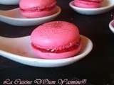 Macarons fraise,recette de macarons facile a réaliser