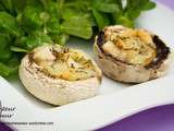 Champignons farcis au fromage de chèvre