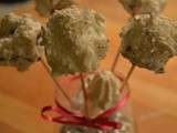 Mont Blanc façon cake pops