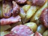 Cocotte De Pommes De Terre Nouvelles Et Saucisse De Morteau