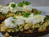 Aubergines à la chermoula, boulgour et yaourt, de Yotam Ottolenghi