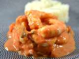 Blanquette de crevettes aux petits légumes