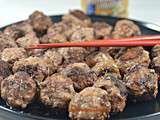 Boulettes de bœuf aux épices et beurre de cacahuète