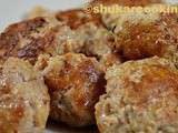 Boulettes de veau au parmesan