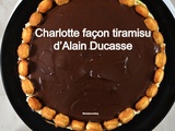 Charlotte façon tiramisu d’Alain Ducasse