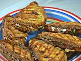 Comme un croque monsieur au chèvre et oignons caramélisés