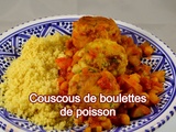 Couscous de boulettes de poisson