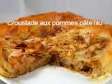 Croustade aux pommes pâte filo