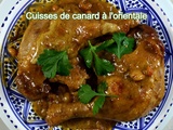 Cuisses de canard à l'orientale