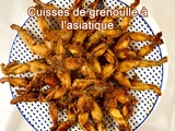 Cuisses de grenouilles marinées et sautées façon asiatique