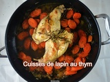 Cuisses de lapin au thym