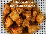 Filet de dinde laqué au sésame