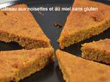 Gâteau aux noisettes et au miel, sans gluten