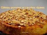 Gâteau pommes et carottes râpées