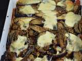 Gratin d'aubergines au jambon de Parme