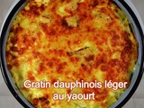 Gratin dauphinois léger au yaourt ww