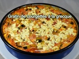 Gratin de courgettes à la grecque