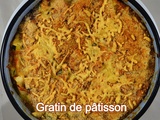 Gratin de pâtisson