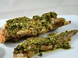 Lapin au pesto d’orties et noisettes