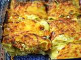 Lasagnes aux crevettes et courgettes