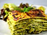 Lasagnes légères aux courgettes au chèvre et basilic