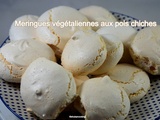 Meringues végétaliennes aux pois chiches