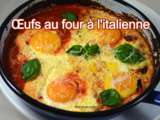 Œufs au four à l'italienne