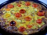 Omelette légère cuite au four aux courgettes et tomates