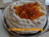 Pavlova aux trois abricots