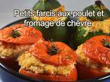 Petits farcies au poulet et fromage de chèvre