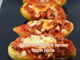 Pommes de terre farcies façon pizza