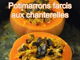 Potimarrons farcis aux chanterelles