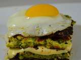 Quand une courgette se prend pour un croque madame