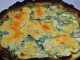 Quiche à la roquette et tomme allégée