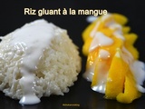 Riz gluant à la mangue pour Songkran le nouvel an thaïlandais