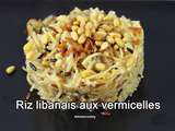 Riz libanais aux vermicelles