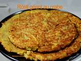 Rösti géant au crabe