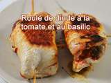 Roulés de dinde à la tomate et basilic