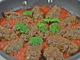 Tajine de Kefta aux aubergines