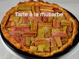 Tarte à la rhubarbe