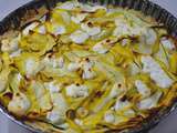 Tarte aux courgettes pâte à la casserole