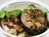 Thonine marinade coriandre, cuit à la plancha