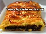 Tresse feuilletée au chocolat