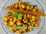 Wok de panais à l’asiatique