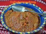 Zakuska tapenade roumaine aux aubergines poivrons et tomates