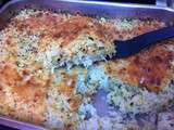 Gratin de riz et courgettes